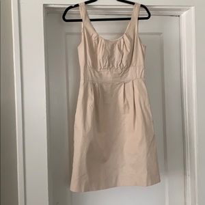 Gorgeous sand colored pleated dress